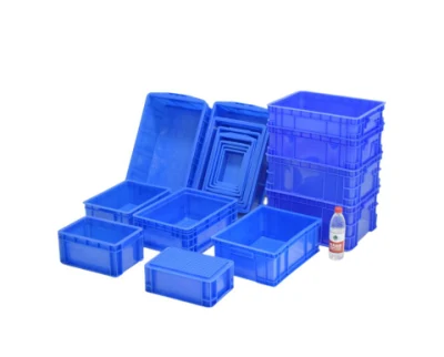 제조업체 창고 산업용 상자 쌓을 수 있는 플라스틱 용기 회전율 상자
